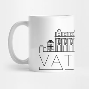Vatican Minimal Skyline Mug